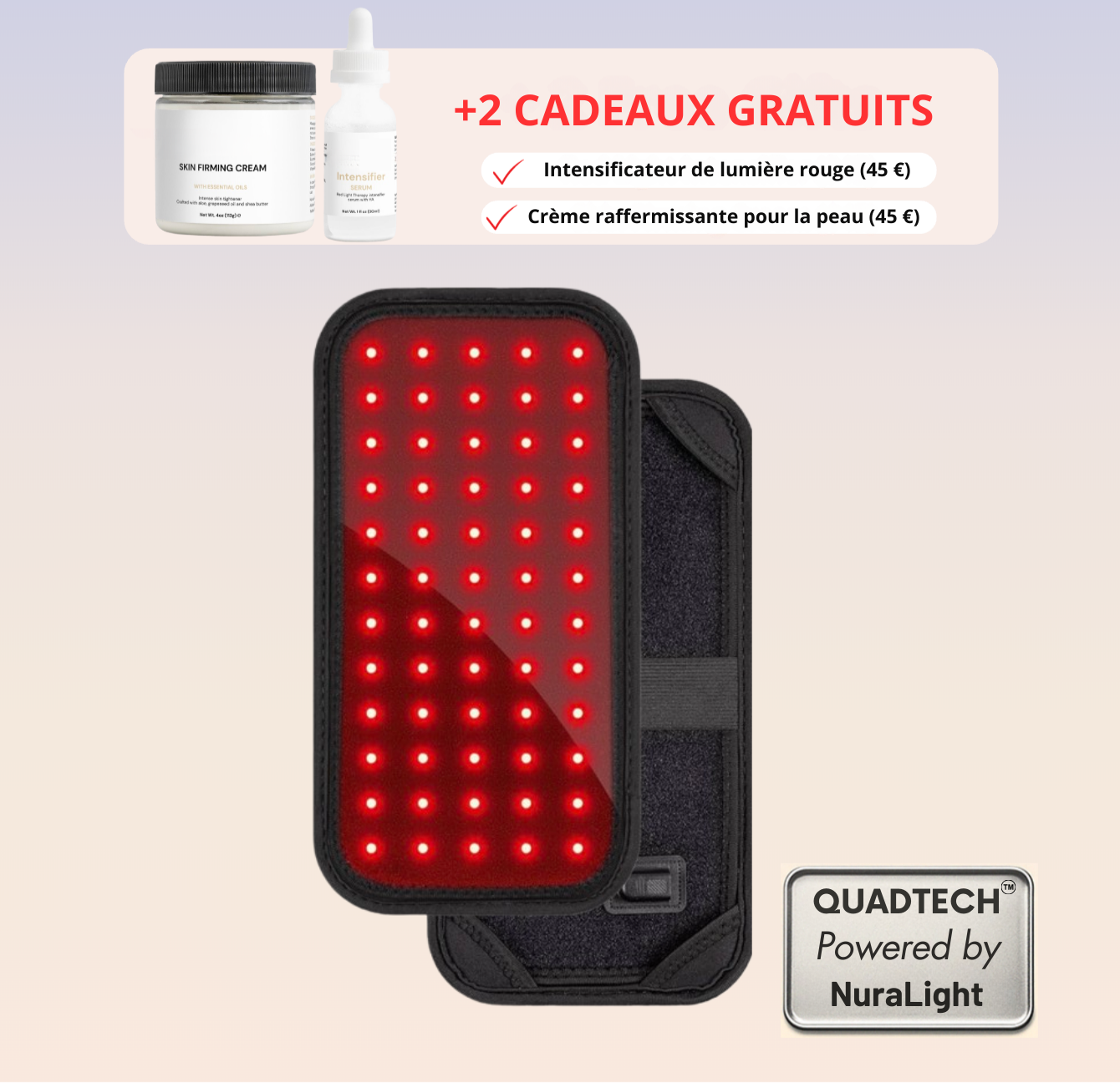NuraSculpt™ - Auto-Amincissant LED Rouge "QUADTECH Technlogy"